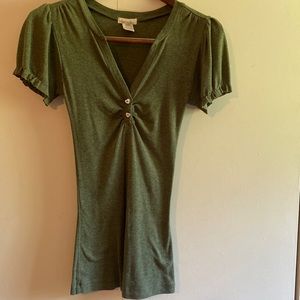 Women’s Olive Love Rocks Top